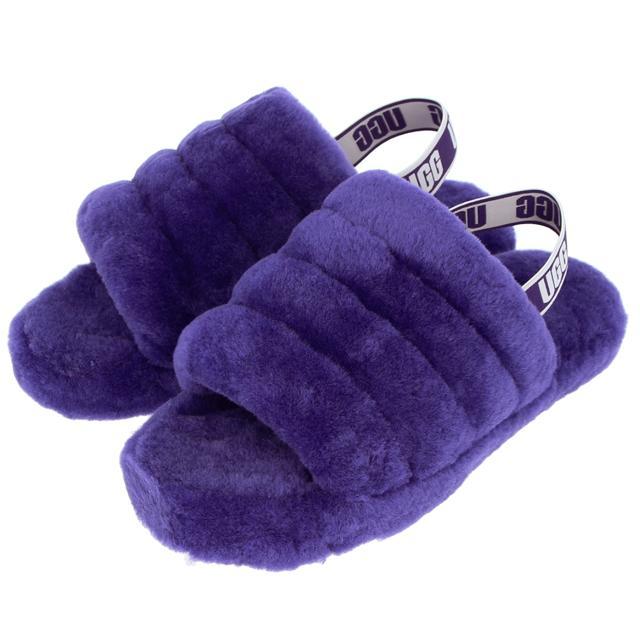 UGG（アグ） 通販ugg サンダル ファー 好評 フラッフ イヤー スライド