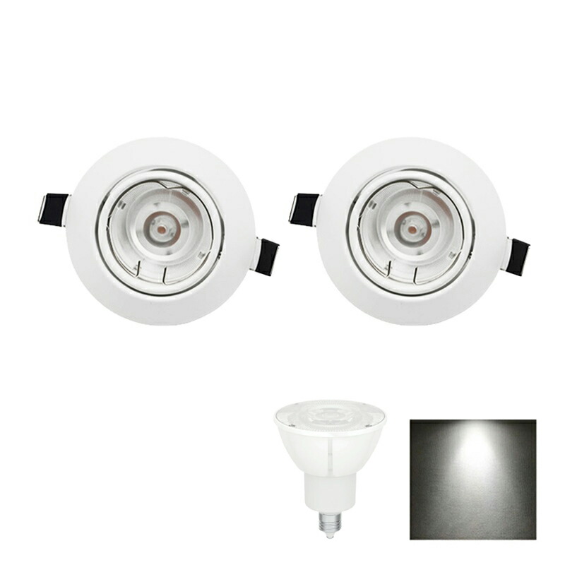 Beamtec（ビームテック） 2個セット LED電球付き LEDダウンライト φ75