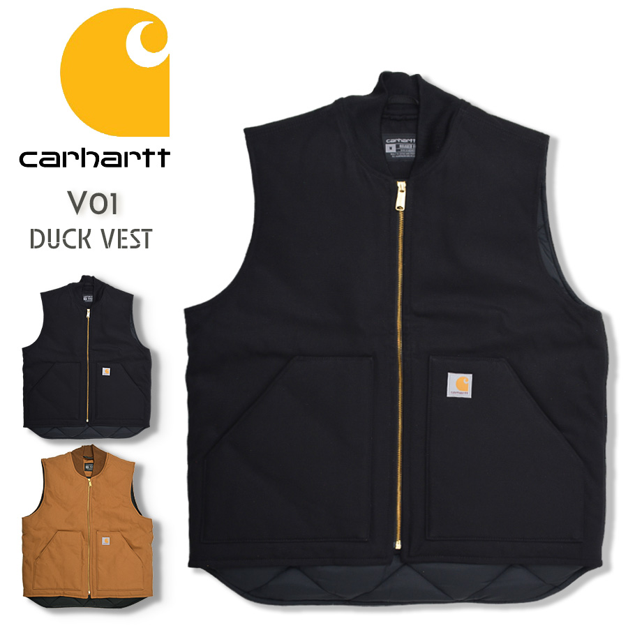 レア美品 Carhartt ダックベスト カーディナルレッドXL カレッジロゴ