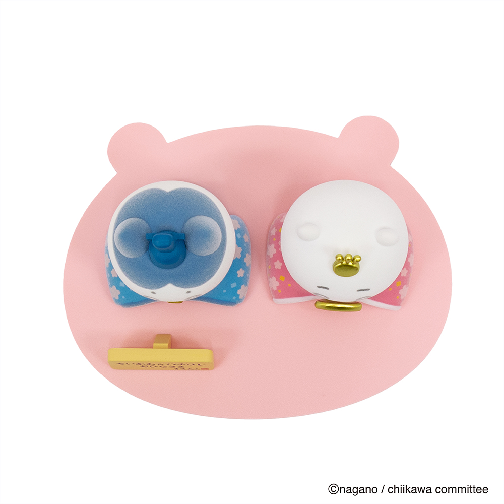 初節句 ひなまつり 雛人形 ちいかわ＆ハチワレミニ雛人形 コンパクト