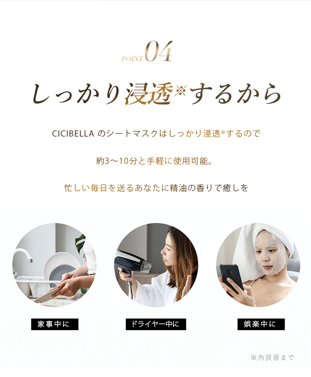 CICIBELLA シートマスク 大容量 30枚 人気 高保湿 春向け 乾燥対策
