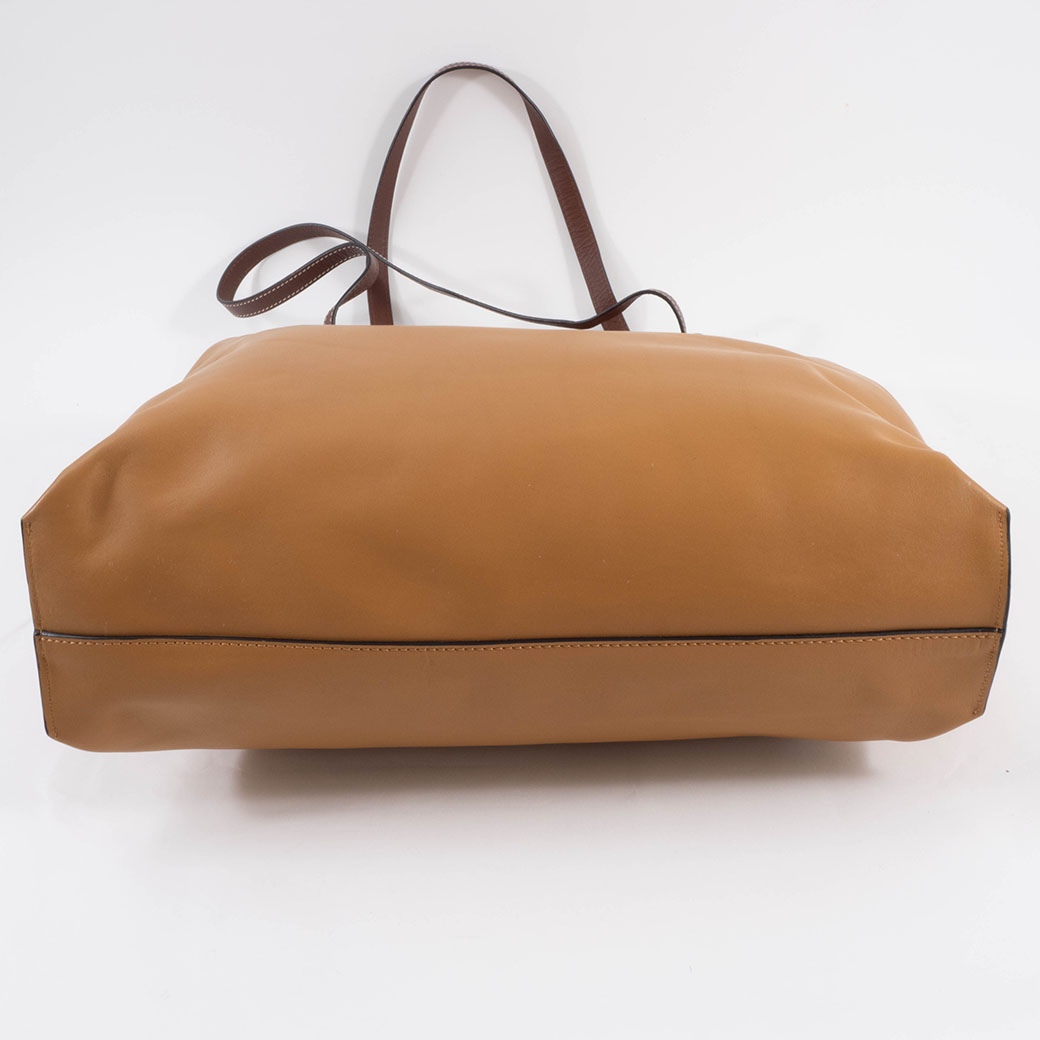 ロエベ ラゾ トートバッグ カーフレザー キャメル レディース A4収納可