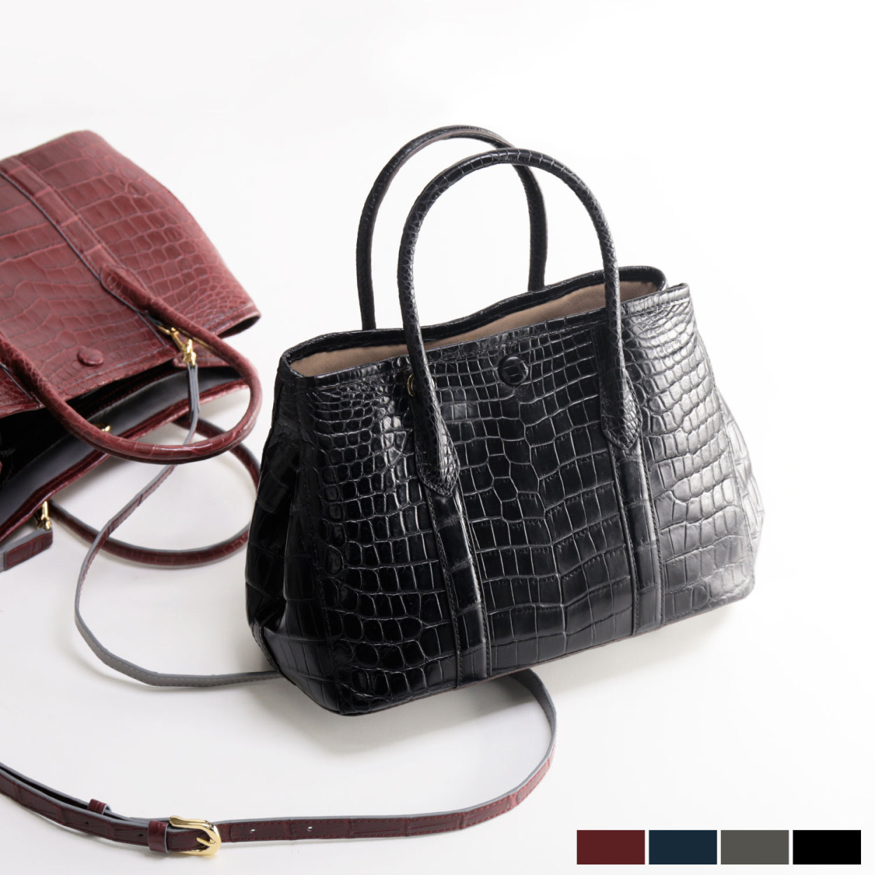 sankyo shokai（三京商会） ＜爆買＞クロコダイル ハンドバッグ
