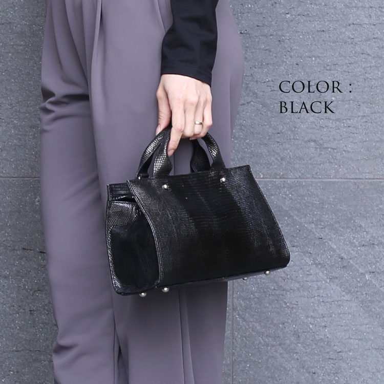 sankyo shokai（三京商会） ＜爆買＞リザード 2wayバッグ ハンドバッグ