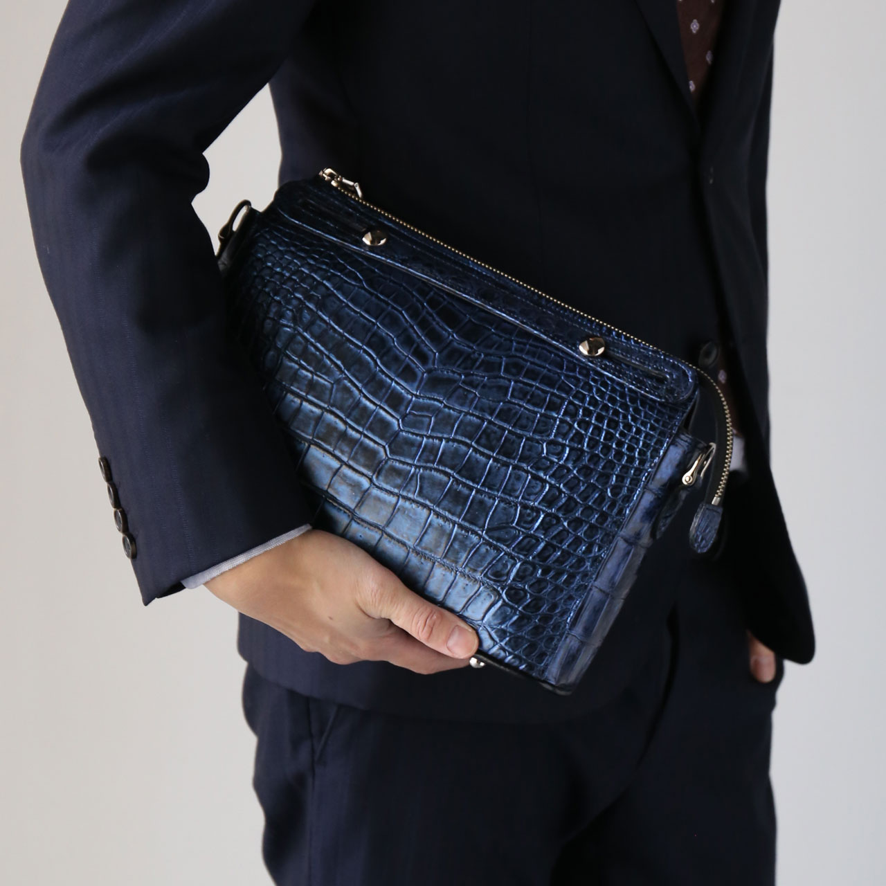 sankyo shokai（三京商会） ＜爆買＞クロコダイル マット 3wayバッグ