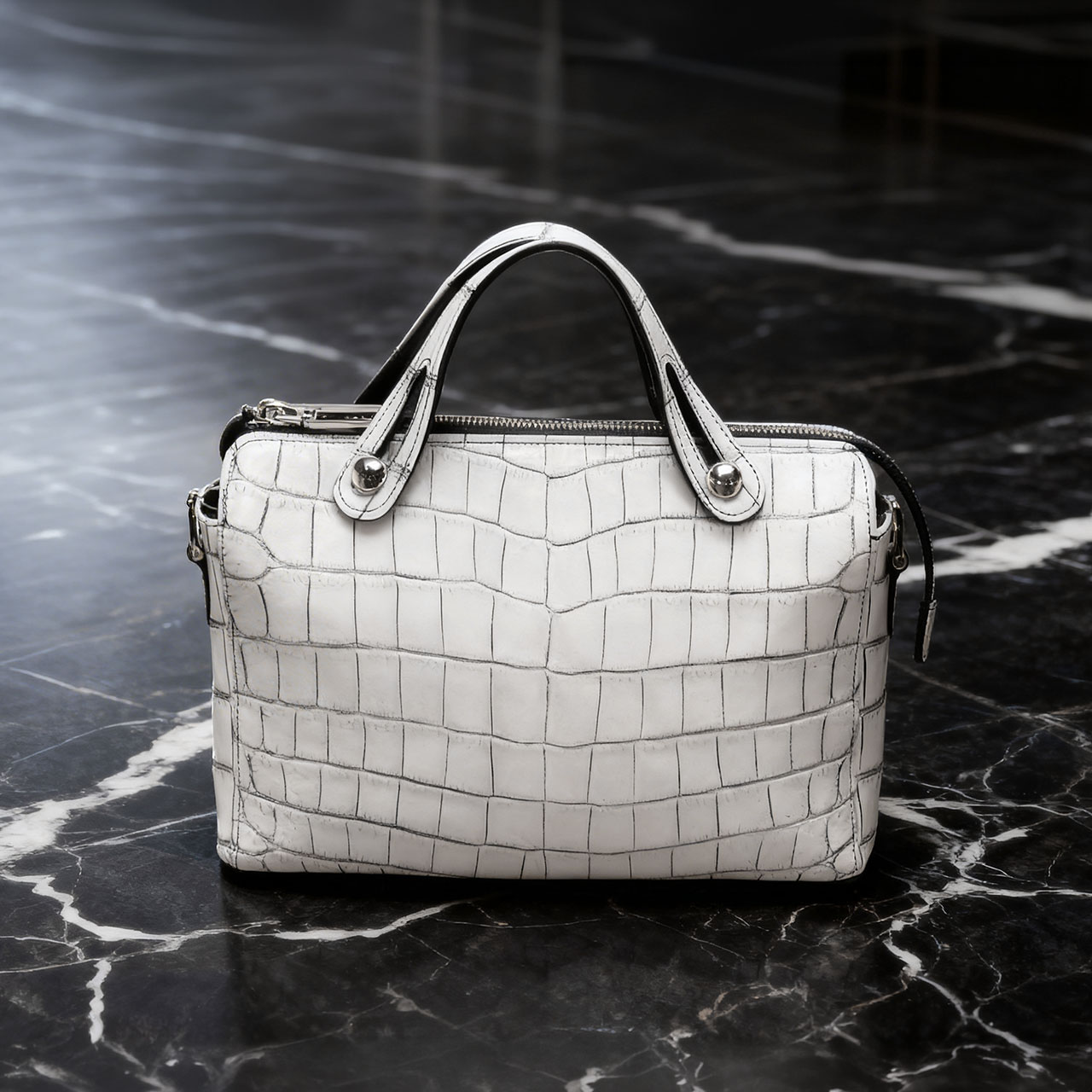 sankyo shokai（三京商会） ＜爆買＞クロコダイル マット 3wayバッグ