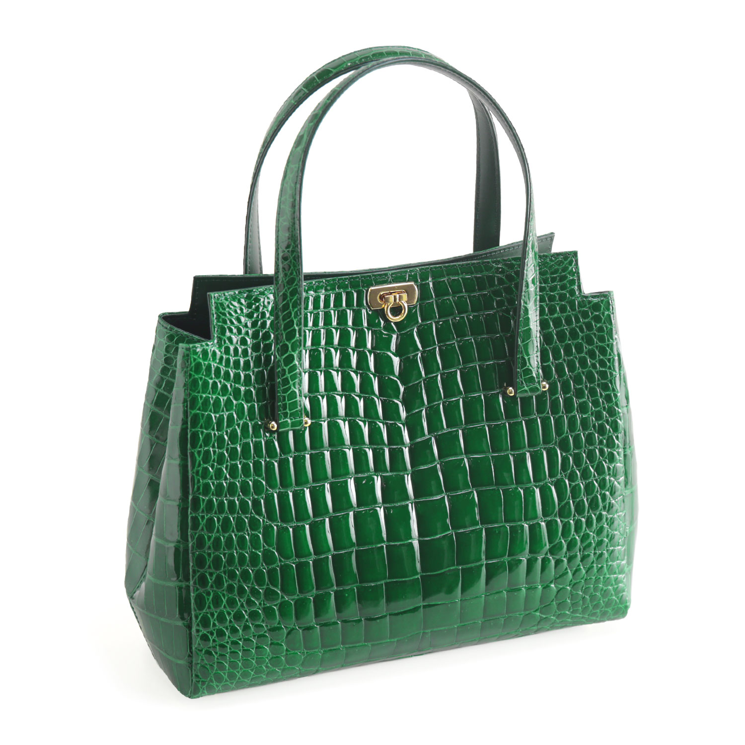 sankyo shokai（三京商会） ＜爆買＞クロコダイル ハンドバッグ 日本製