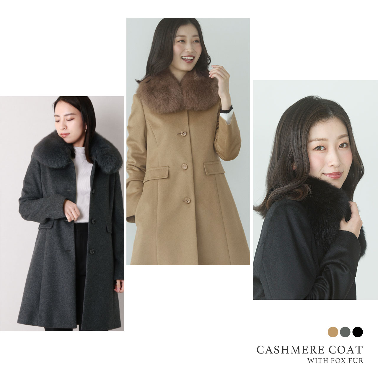 sankyo shokai（三京商会） カシミヤ コート レディース カシミヤ100