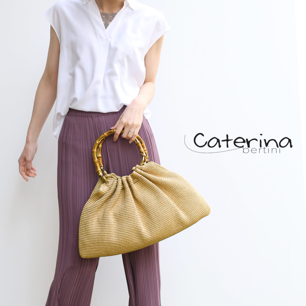 Caterina Bertini（カテリーナベルティーニ） かごバッグ イタリア