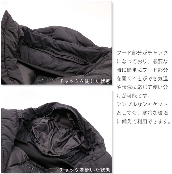 SLICK（スリック） ナイロン 2レイヤー ダウン ジャケット Nylon 2