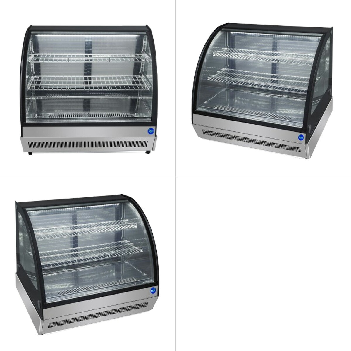 JCM レビュー特典 卓上型対面冷蔵 ショーケース（ラウンド型） JCMS