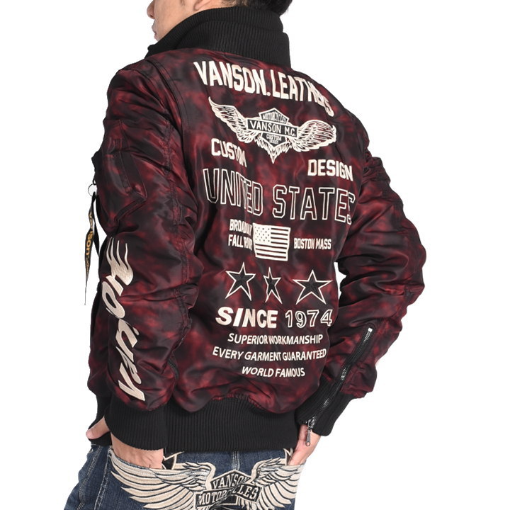 VANSON（バンソン） VANSON MA-1 フライトジャケット フライング