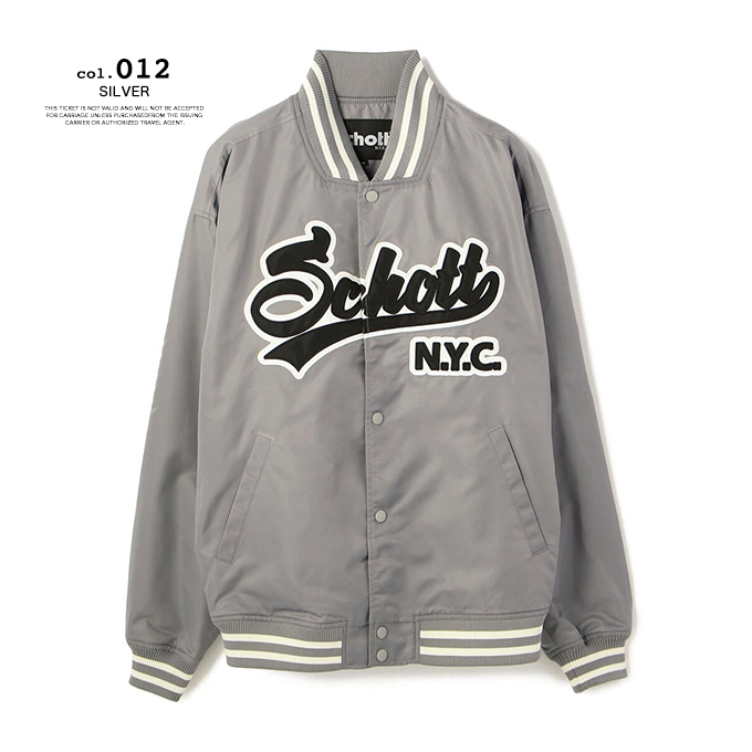 Schott N.Y.C（ショット） 【SALE!!】 Schott NYLON VARSITY JACKET