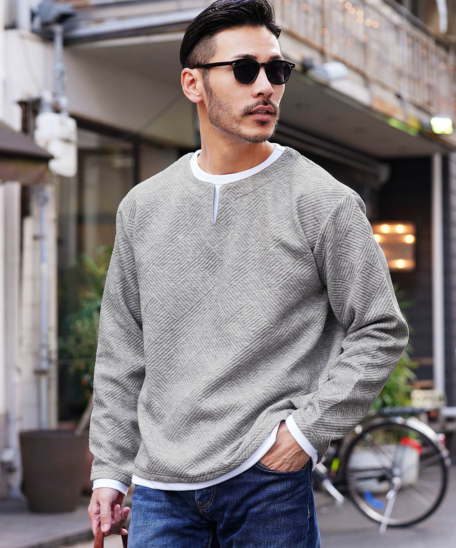 JIGGYS SHOP（ジギーズショップ） ロンT Tシャツ メンズ トップス