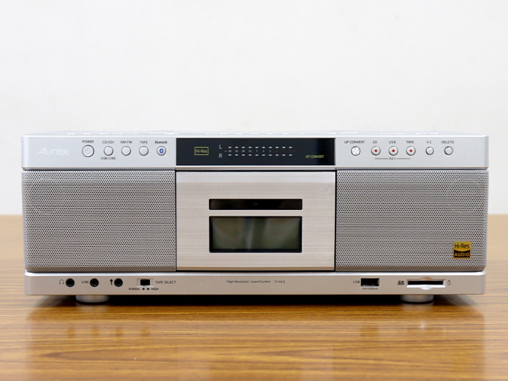 昔懐かしの音をハイレゾ化！東芝のCDラジカセ「TY-AK2」はBluetooth