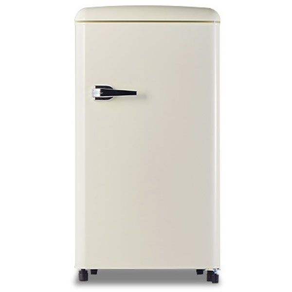 冷蔵庫 レトロデザイン 1ドア 冷凍冷蔵庫 冷凍室 ミニ サブ セカンド