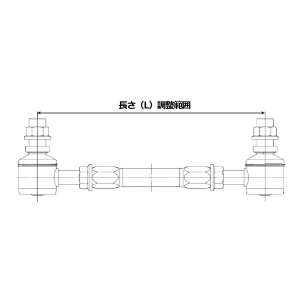 TEIN（テイン） BRZ ZC6 スタビリンク フロント左右セット 調整式