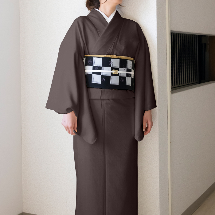 TORAY（東レ） (女単衣 東レ 地紋) 洗える着物 単衣 10colors 色無地