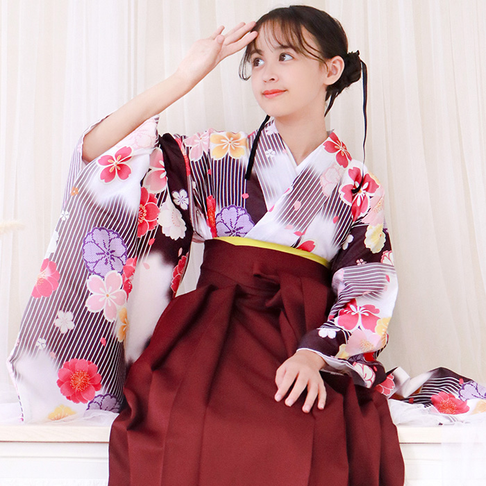 KYOETSU（京越） 袴セット ガールズ 【豪華安心袴4点セット】 卒業式