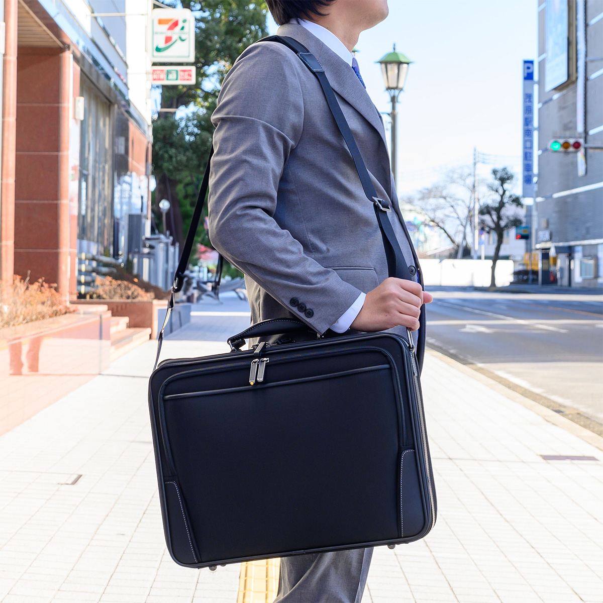 ace. エース ビジネスバッグ メンズ アタッシュケース ソフト ポスト