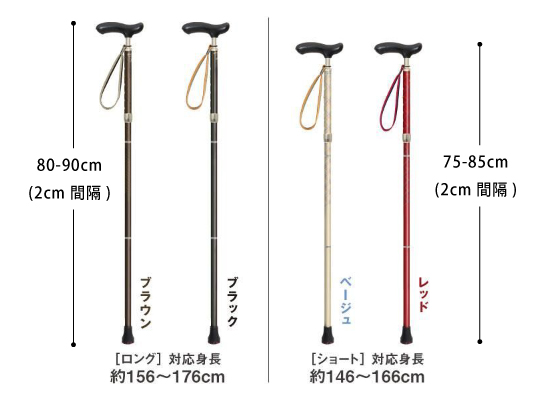 シナノ ネオトラッド 折りたたみ杖 : 介護用品スクリオ - 通販 - Yahoo