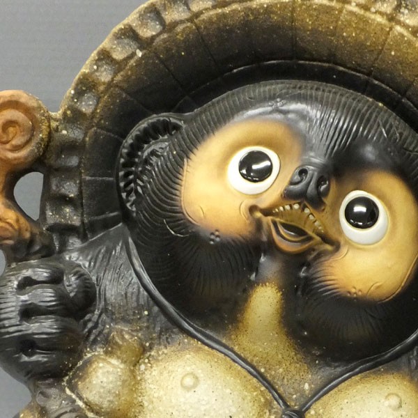 信楽焼 たぬき 狸 置き物 インテリア オブジェ 大型 家具 陶器 商売