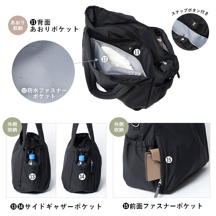 マザーズバッグ トートバッグ ショルダーバッグ レディース 2way 軽量