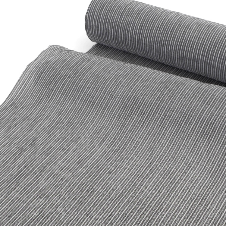 小千谷ちぢみ 反物 夏物 縮 麻 小紋 薄物 着尺 灰色 グレー 洗える着物