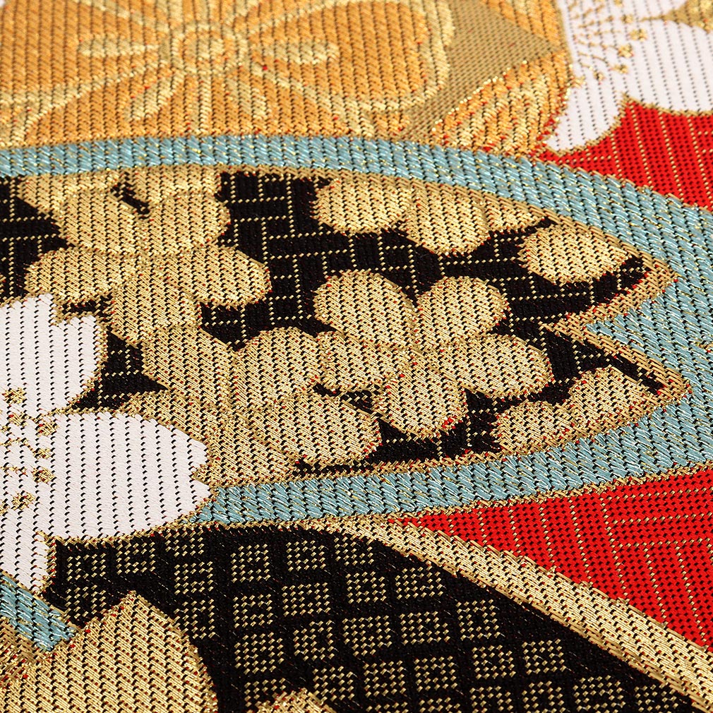 Kisste（キステ） 振袖 帯 振袖帯 振袖の帯 振袖用袋帯 袋帯 振袖用 赤