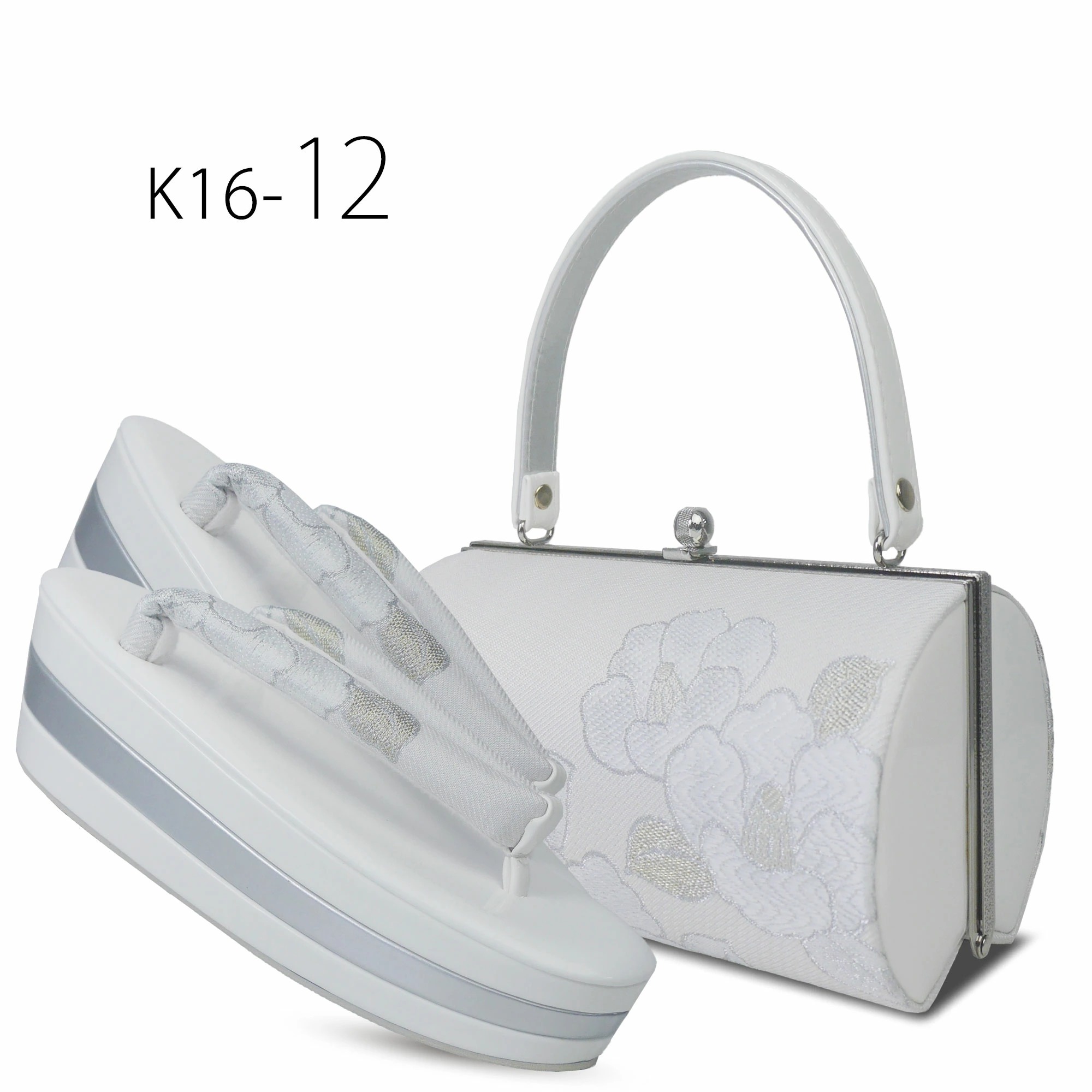 NISHIORI モノトーン 草履バッグセット 7cmヒール 3枚芯 草履 選べる