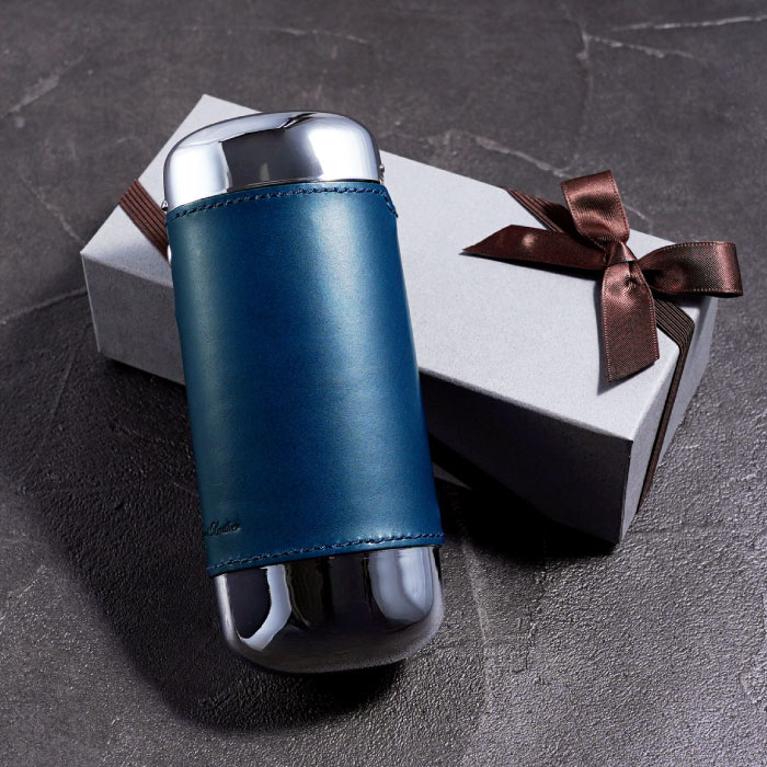 メガネケース 名入れ プレゼント 名前入り ギフト ワンタッチ 革巻き