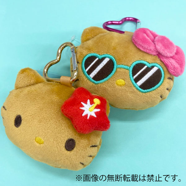 ハローキティ 日焼けシリーズ フェイス型 小銭入れ 1個 ハート