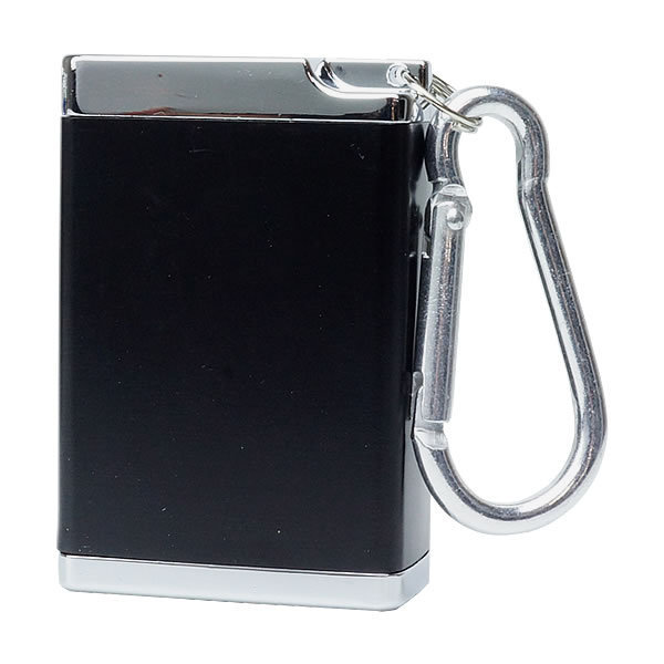 携帯灰皿 ポータブル アッシュトレイ カラビナ付き 吸い殻入れ 喫煙