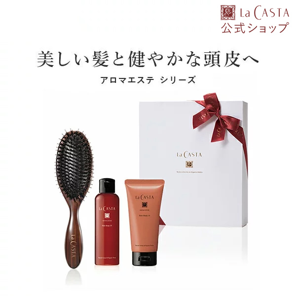 La CASTA（ラ・カスタ） ヘアブラシ ギフト シャンプー トリートメント