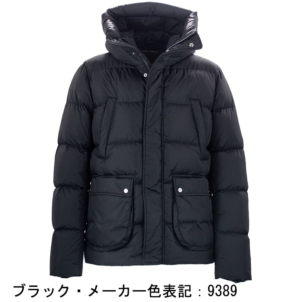 HERNO（ヘルノ） ダウン メンズ ポーラテック 撥水ナイロン フーデッド