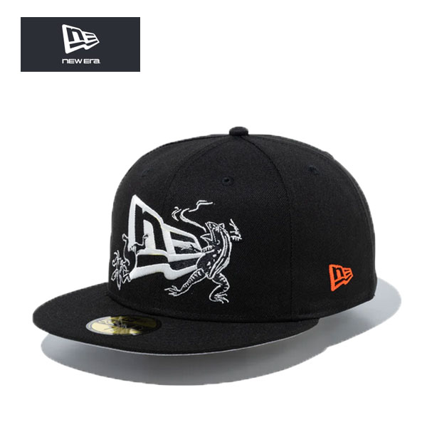 59FIFTY ニューエラ コラボ キャップ 鳥獣戯画 New Era 黒 ブラック