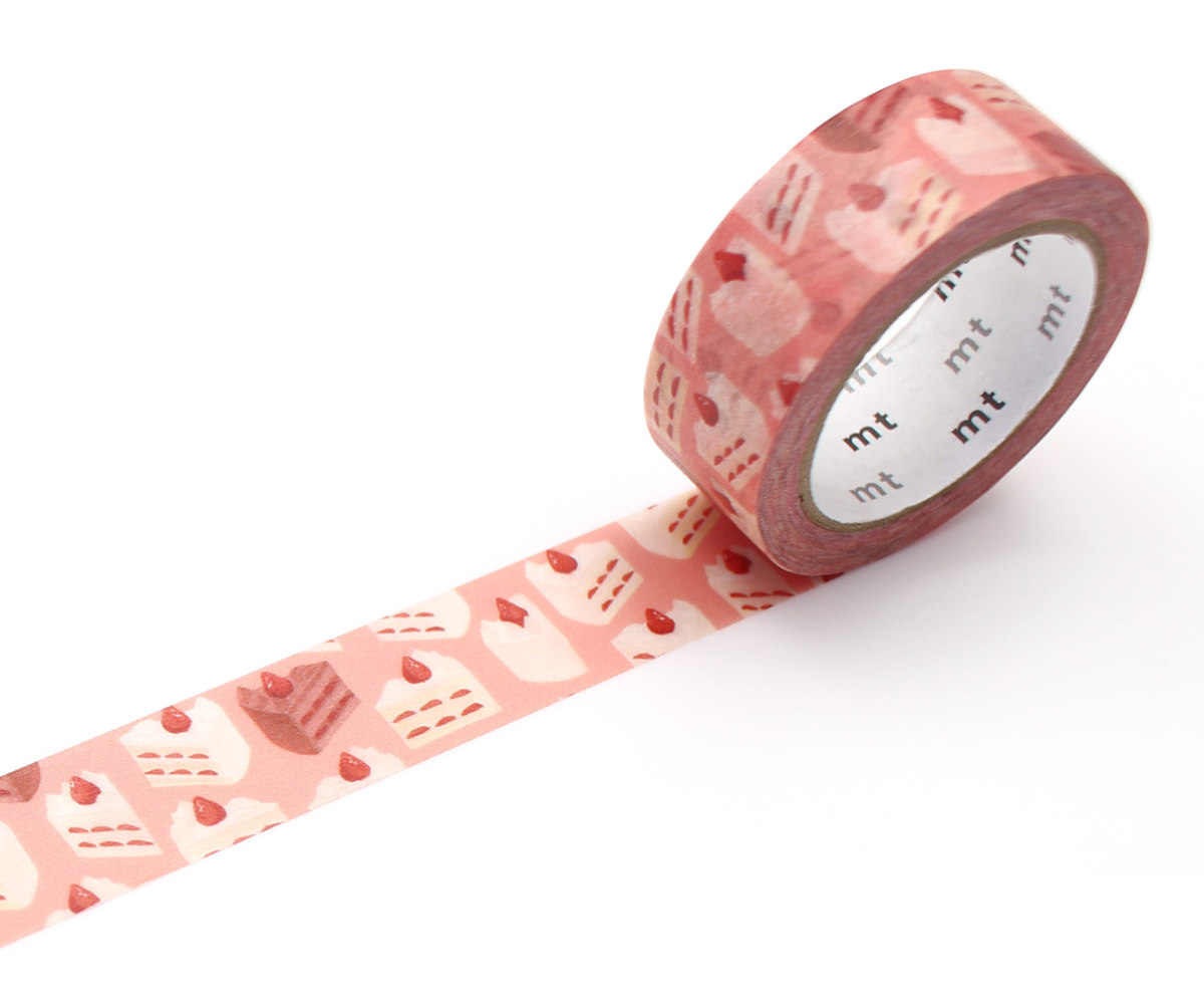 マスキングテープ mt まるいちきゅう ショートケーキ 15mm×7m