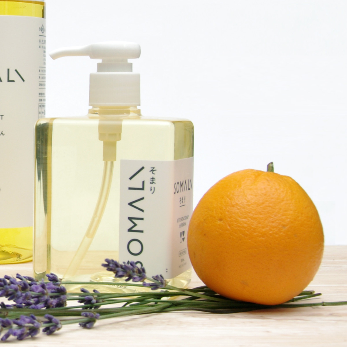 木村石鹸 SOMALI 台所用複合石けん 300ml（ポンプ） （ 洗剤 食器洗剤