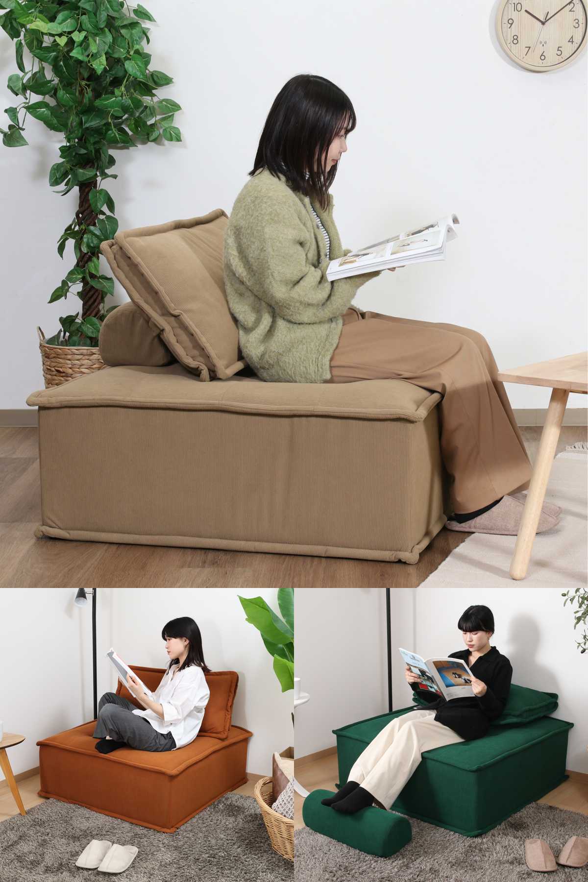 不二貿易（Fuji Boeki） ソファ 1人掛け 正方形 幅94cm MY STYLEソファ