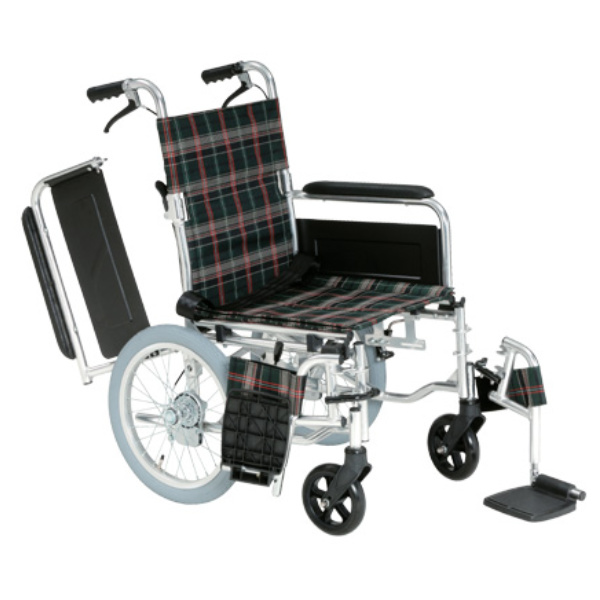 マキテック 多機能車いす 跳ね上げ式スイングアウトタイプ 介助式背