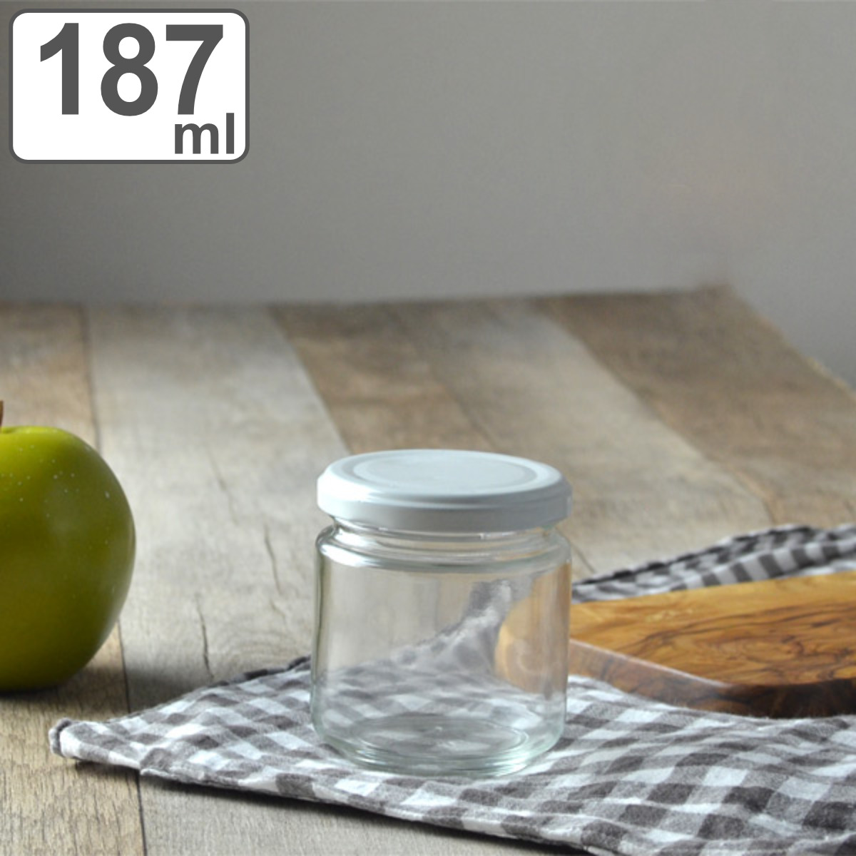 東洋佐々木ガラス 保存容器 ジャム瓶200 187ml （ ガラス 密閉 日本製