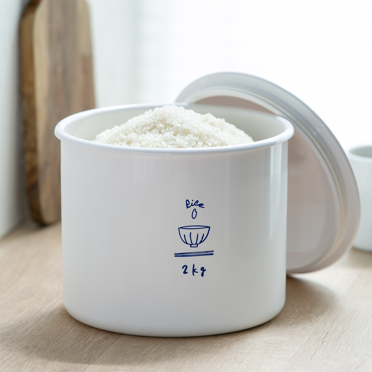 米びつ 2kg RICE CAN （ 日本製 密閉 冷蔵庫 保存容器 キャニスター
