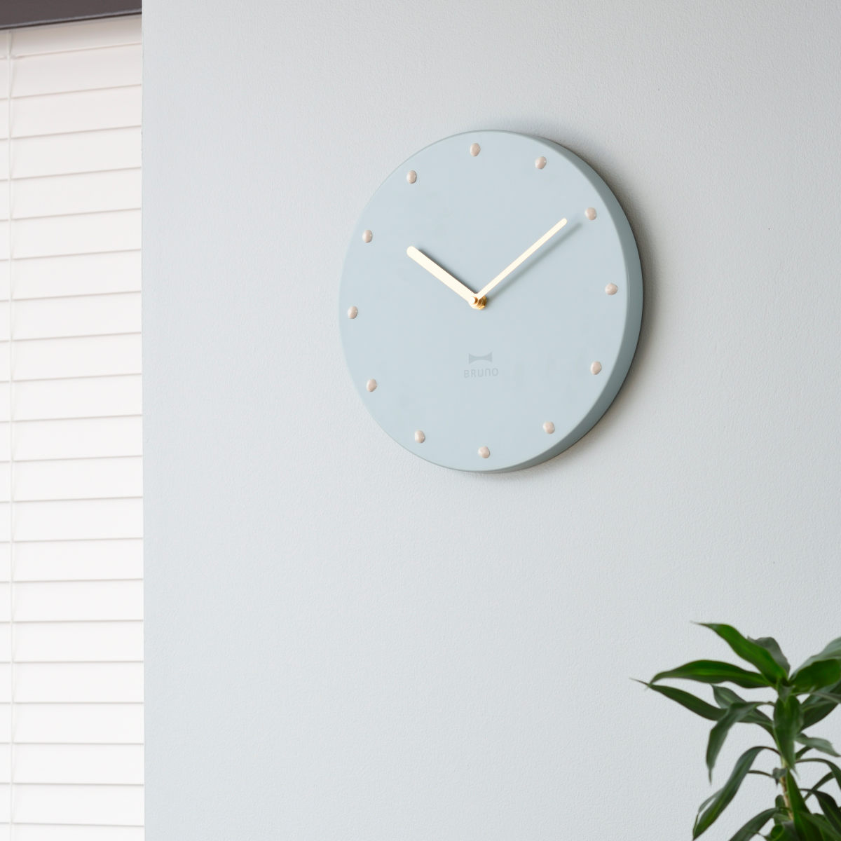 BRUNO（ブルーノ） 掛け時計 メタルウォールクロック くすみカラー