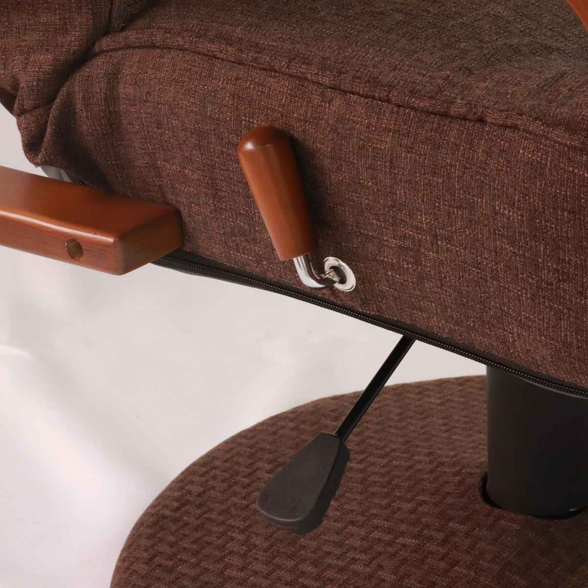 高座椅子 高齢者 回転 リクライニング ヘッドレスト可動 座面高44