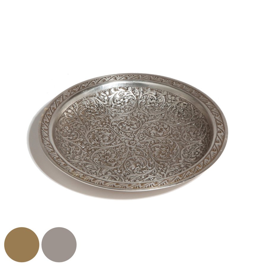 アクセサリートレー ブラスラウンドプレート （ 小物入れ トレー