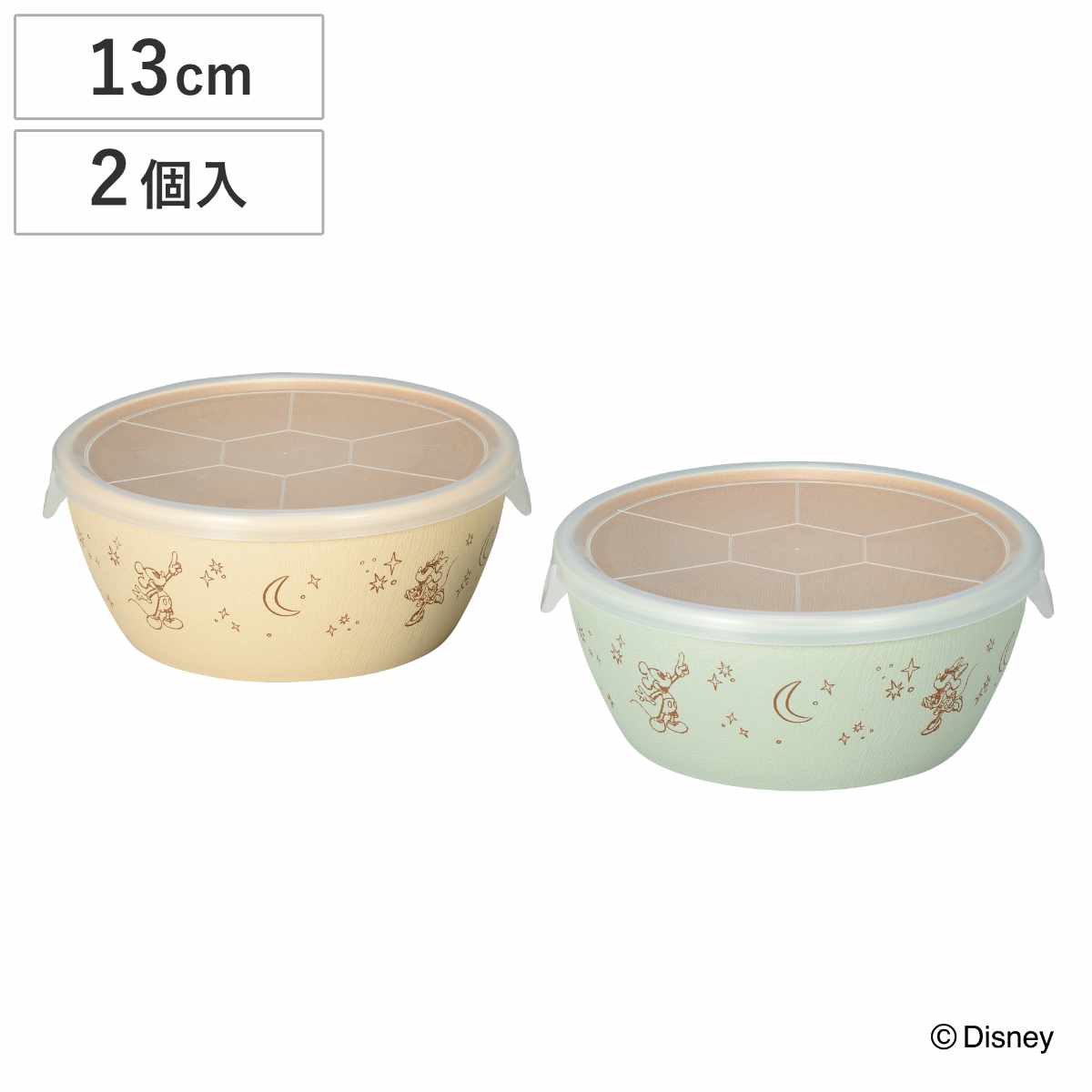 カノー ボウル 500ml mA 抗菌セット 2個入 ミッキーマウス （ 日本製