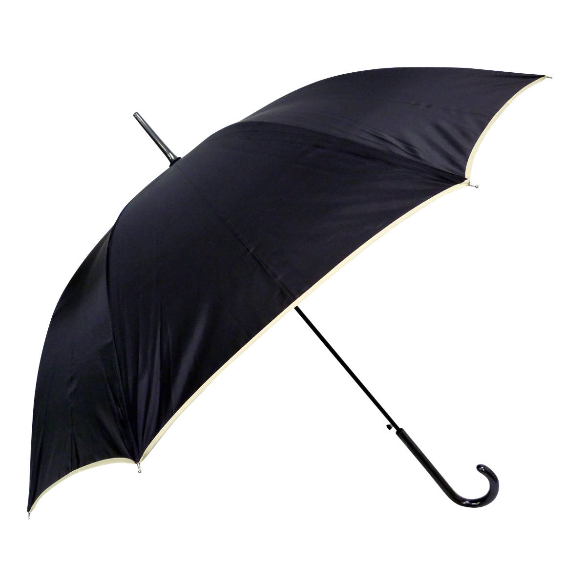 婦人傘 60cm ジャンプ傘 パイピング （ 雨傘 長傘 アンブレラ