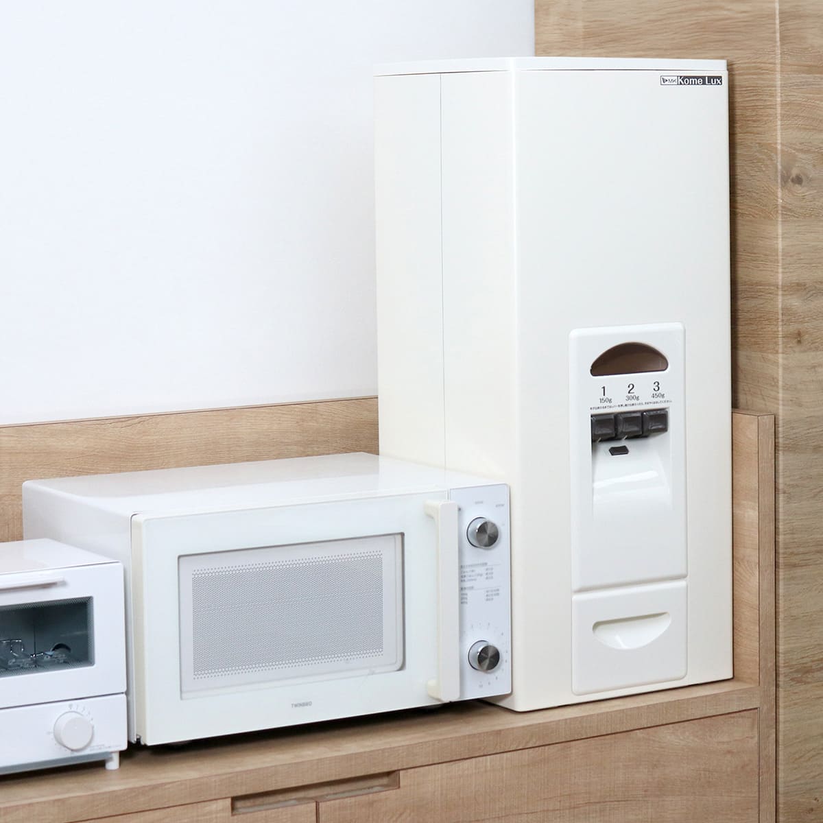 エムケー精工 特典付き 米びつ 計量米びつ コメラックス 33kg型 3