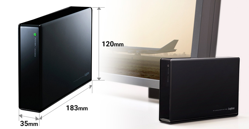 ロジテック 外付け HDD テレビ録画 タイムシフトマシン対応 4TB レグザ