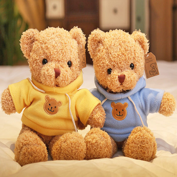 ぬいぐるみ くま テディベア 30cm パーカー カラー セーター 着せ替え